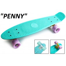 Скейт Penny Board 22",Бирюзовый