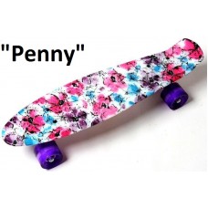 Penny Board,Пенни 22" Flower,светящиеся колёса