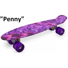 Penny Board,Пенни 22" Galaxy,светящиеся колёса
