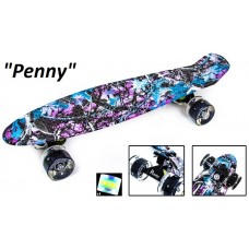 Penny Board,Пенни 22" Сад,светящиеся колёса